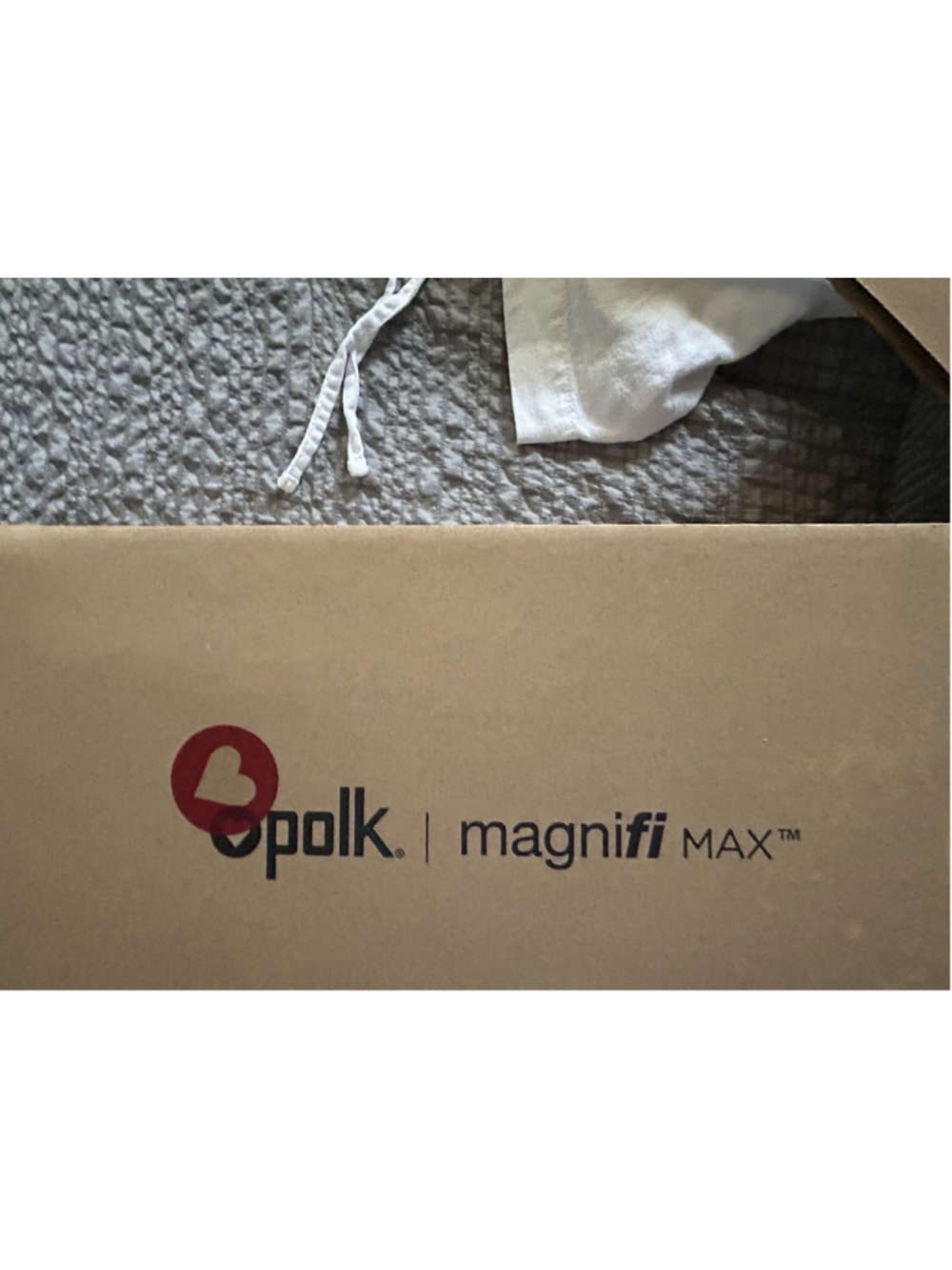 Polk Magnifi Max Subwoofer and Two Small Speakers Black Wireless